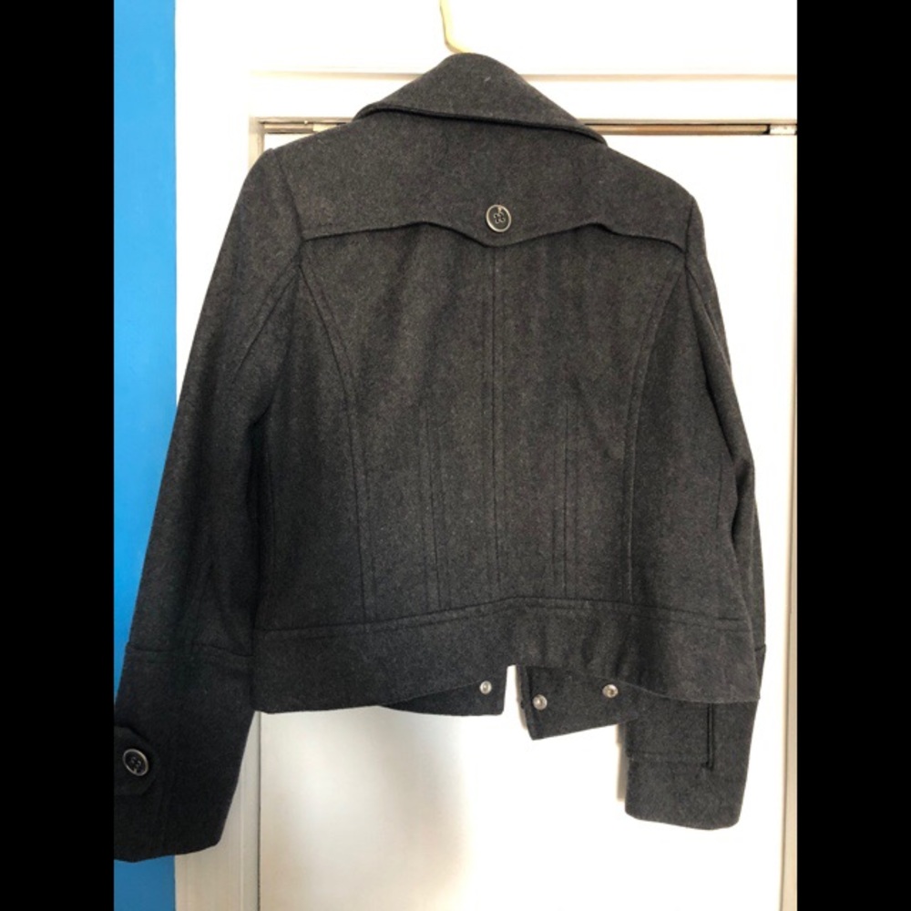 Express Wool Gray Coat! Never Used! - image 3